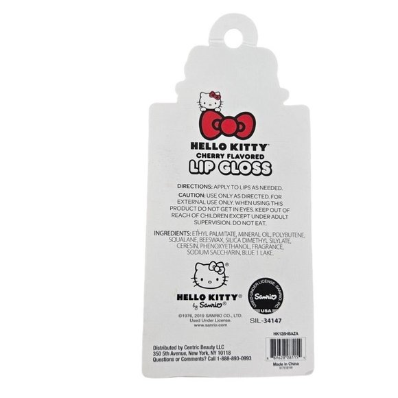 Hello Kitty Cherry Flavored LIP GLOSS Sanrio 2019 - Picture 3 of 3